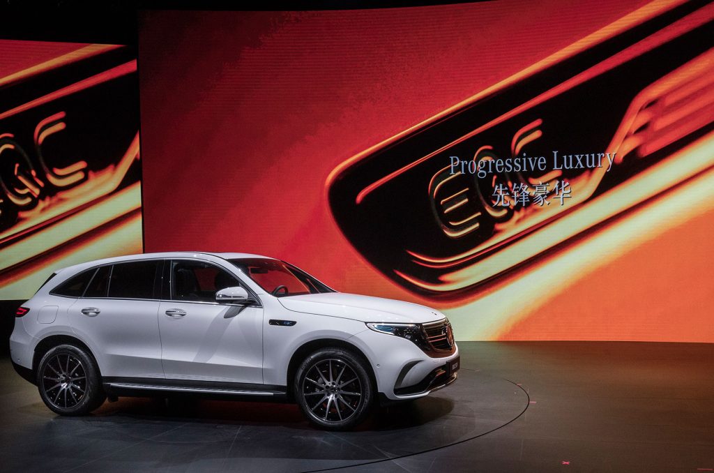 Mercedes EQC feiert Marktpremiere in China