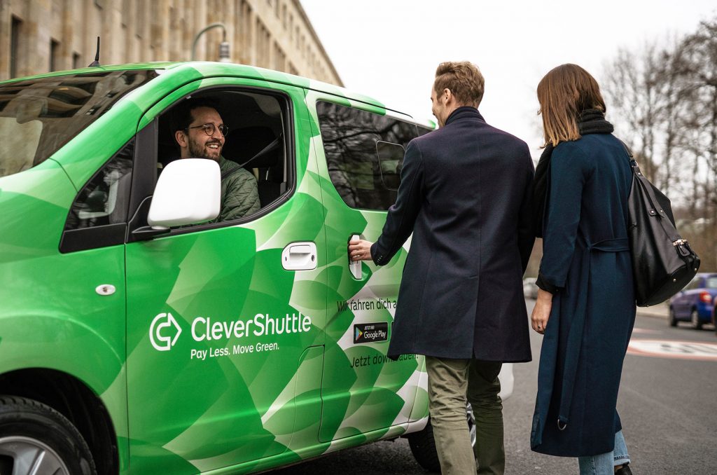 Clevershuttle: die Zukunft liegt im intermodalen Reisen von Tür-zu-Tür mithilfe einer App