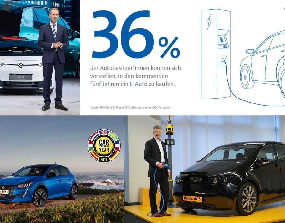 Freitag-News: VW CEO mit Rückendeckung, Conti-CEO mit Milliardenverlust, TÜV mit E-Auto-Studie, PEUGEOT Auto des Jahres