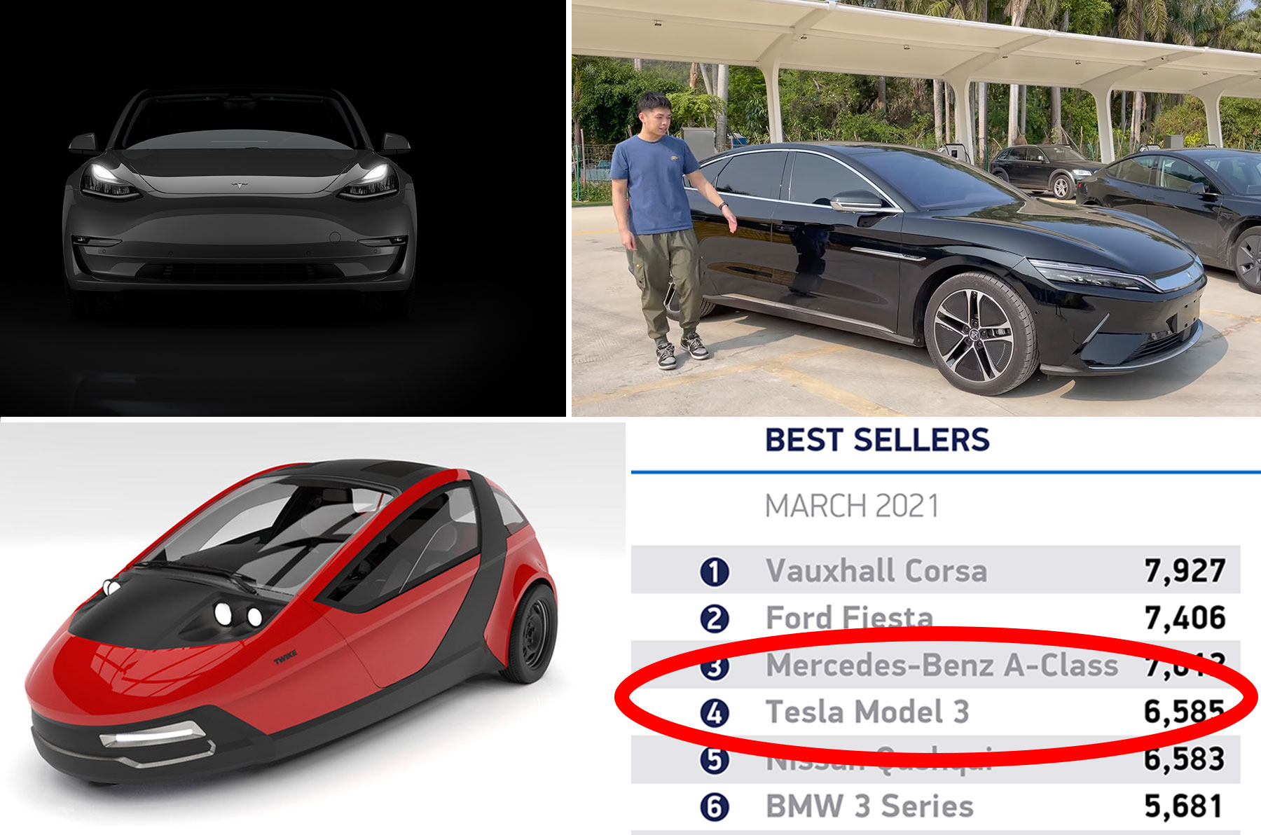 Dienstag Kompakt: BYD Han vs Tesla Model 3, TWIKE 5 beschleunigt