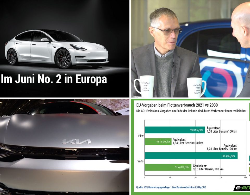 Mittwoch Magazin: Kia EV6 "Design muss sein!", Model 3 im Juni in Europa auf Platz 2! Stellantis liefert Rekordhalbjahr ab. EU-Vorgaben für 2030 in Beziehung gesetzt