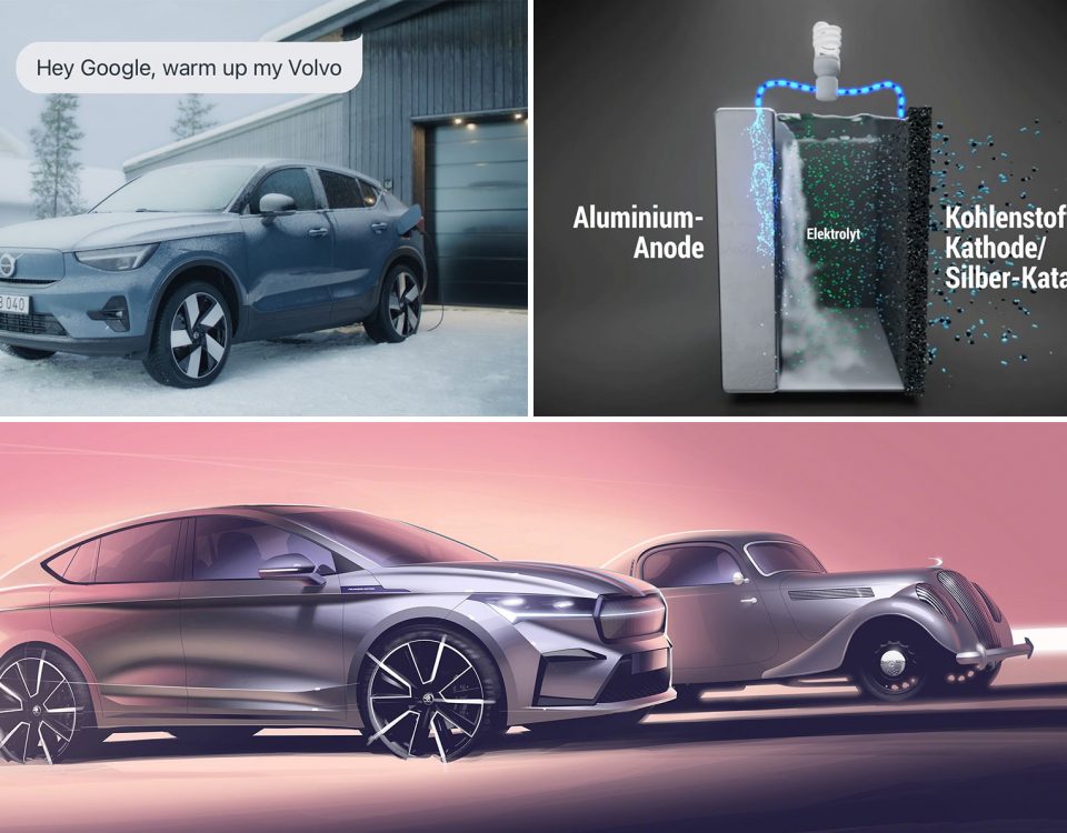 Mittwoch Magazin: Die Aluminium-Luft-Batterie (mal wieder). Polestar erreicht Absatzziel. Volvo bekommt weitere "Google-Updates". Škodas ENYAQ Coupé.
