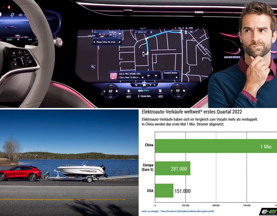 Mittwoch Magazin: Hypercreen-Blues. Mustang bekommt Trailer- und OTA-Upgrade. Weltweiter Elektroauto-Absatz in Q1 mehr als verdoppelt. Reichen Rohstoffe für 21 Mio. BEVs 2025?