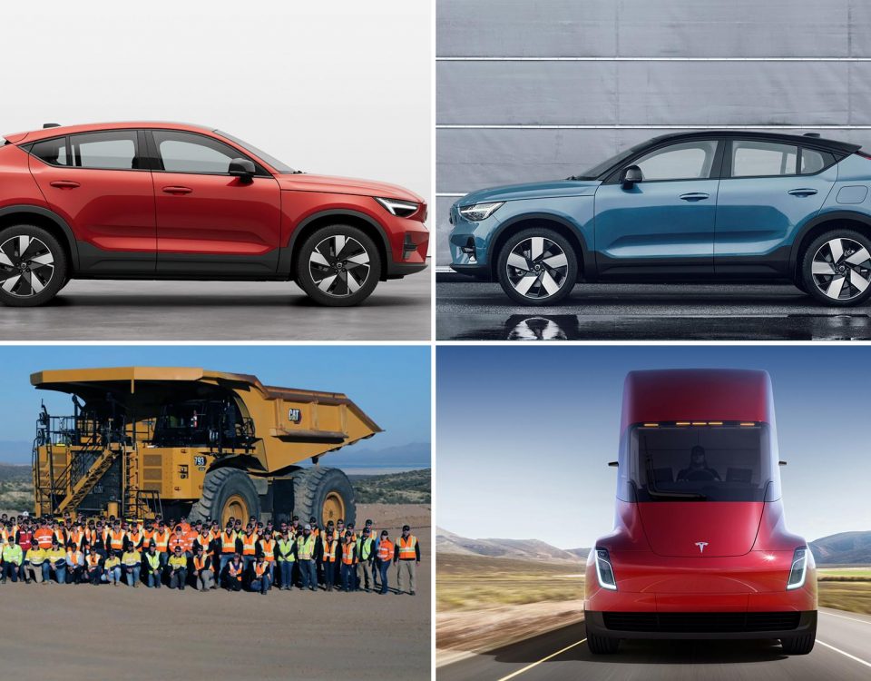 Dienstag Magazin: Volvo-Entwicklung mit "Tesla-Geschwindigkeit". EnBW passt ab Januar Preise an. Caterpillar zeigt elektrischen Bergbau-Groß-Lkw. Tesla Semi fährt 800 km.