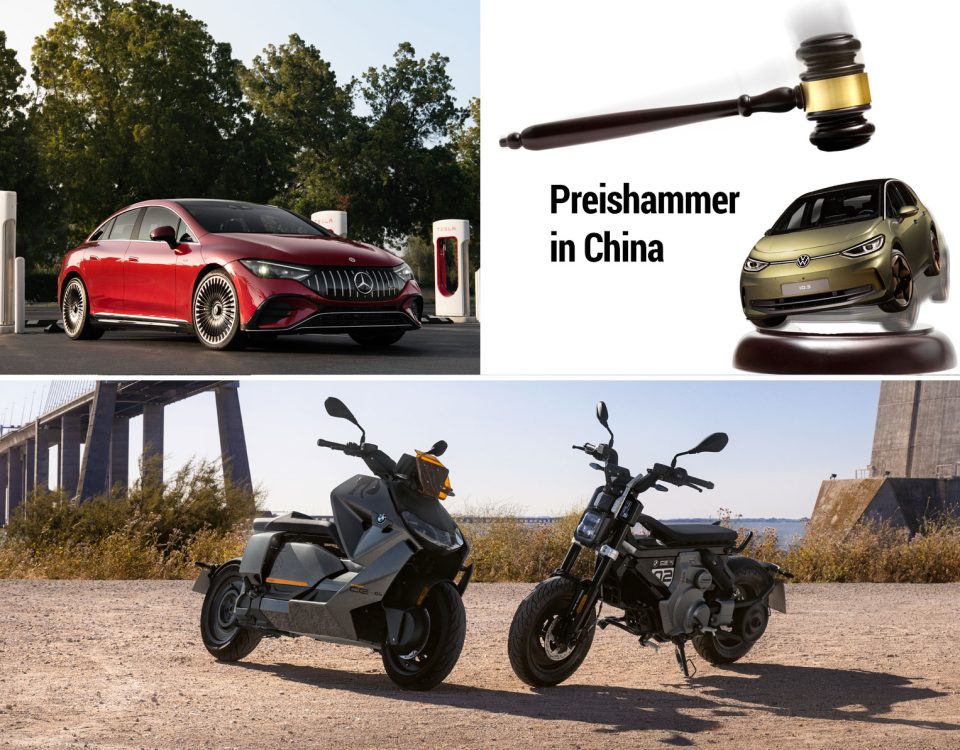 Montag Magazin: NACS – nun auch Mercedes-Benz. Tesla und VW führen Preiskrieg in die nächste Phase. BMW CE02 für den urbanen Dschungel.