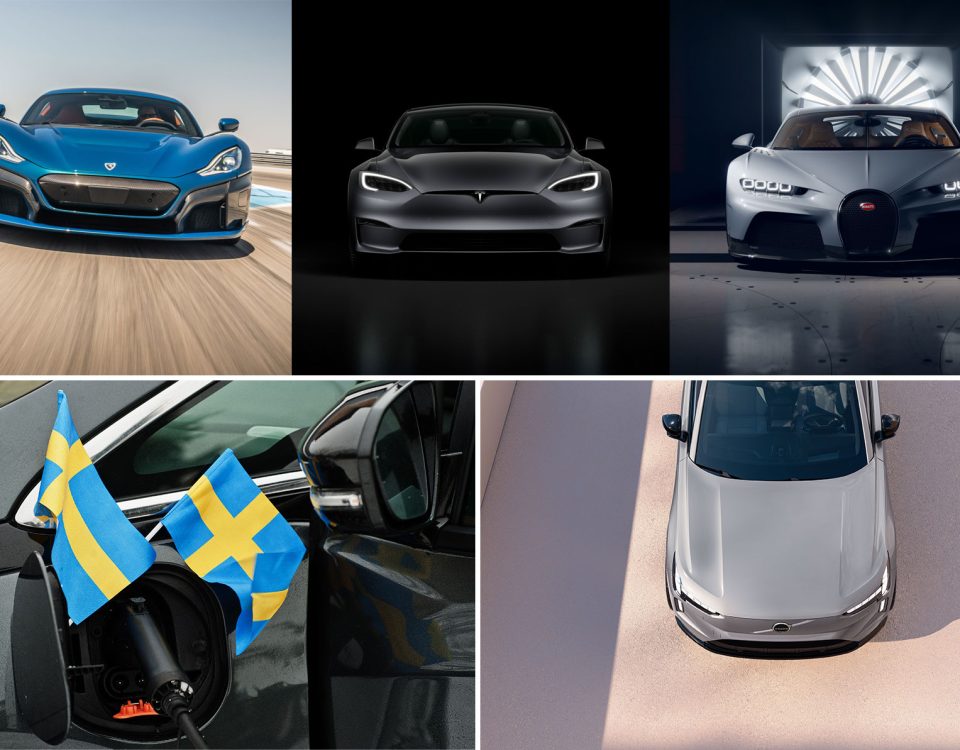 Freitag Magazin: Rimac Nevera vs Bugatti Chiron vs Tesla Model S Plaid. Markttrends: China, USA, Schweden. BYD weiter Nummer 2. Volvos Erfolg.